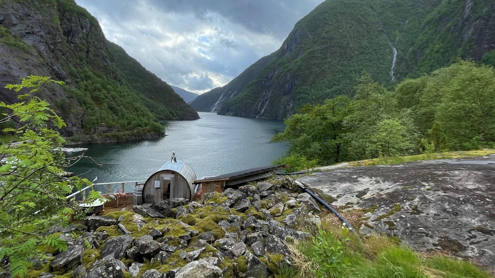 Heit Åkrafjorden Sauna