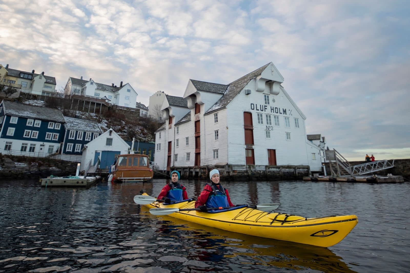 Vinterkajakk & badstu i Ålesund - Image