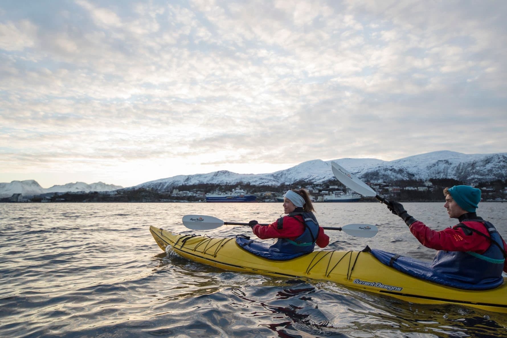 Vinterkajakk & badstu i Ålesund - Image