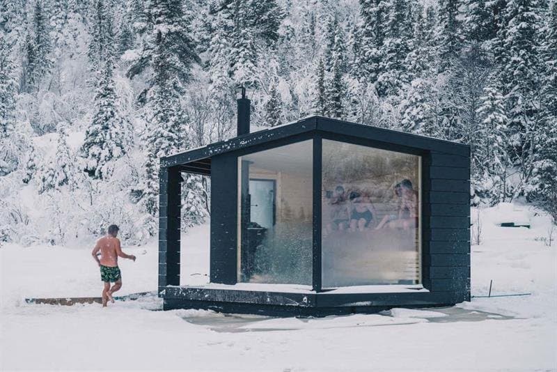 Flytende sauna - Image
