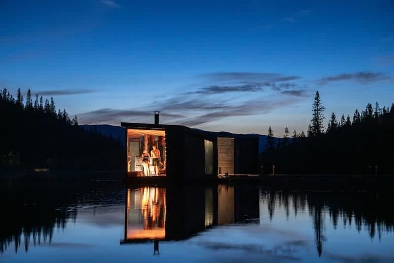 Flytende sauna - Image