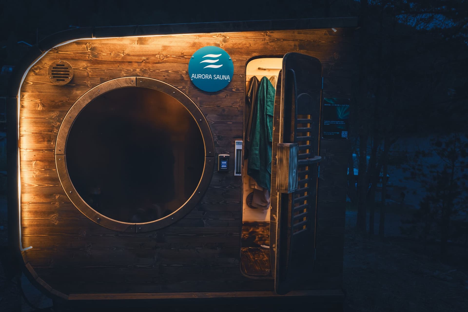 Aurora Sauna - Sørlandet Feriesenter, Risør. - Image